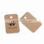 Paper Label Tags Rectangle Brown Crown Pattern 30mm(1 1/8") x 20mm( 6/8"), 1 Piece