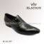 2013 new black emboss leather men dress shoes