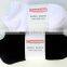 Mens Womens Unisex cotton black white ankle socks