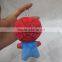 Hot sale cartoon toy cute spider man anime plush soft pendant 10pcs per set
