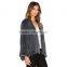 SJ422-01 Australia Designed Women's Rabbit Knitted Fashion Fur Coat