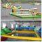 beach inflatable water game,volleyball field,inflatable water volleyball court for sale