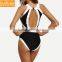 Fashion Ladies Solid Swimwear Bandage Beachwear Women's One piece Swimsuit Sexy Monokini Bathing Suit