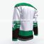 2017 new style customize dye ice hockey wear sublimation printing embroidery