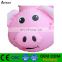 PVC inflatable pig toy lovely inflatable piggy model for inflatable cartoon animal