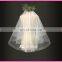 Unique Horsehair Trim One Layer Soft Tulle Fabric Short Wholesale Bridal Veil