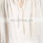 CHEFON Off the shoulder white free patterns of blouses ladies