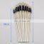 Round Head Artist Bristle Paint Brushes with Wooden Handle