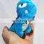 CE Certification Plush Blue Color Dinosaur Keychains 2017 Funny Big Eyes Stuffed Soft Animal Toy Plush Dragon Pendant