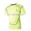 Men Compression Short-sleeve Running T-shirts Athletic Workout Breathable Sportswear Wholesale