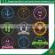 dongguan plastic film wash care label heat transfer print
