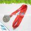 thermal transfer cheap but excellent cloth medal ribbon lanyards for celebration