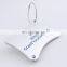 metal silver aluminium luggage tag