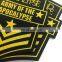 High quality apparel accessory cotton woven patch/ eng woven labels for garment