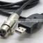 XLR Female to USB Male Microphone Mic Link Cable 3M 10FT