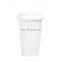 Silicone insulation ceramic mug cup for water milk and coffee as giveaway with double layer an creative design