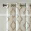 Printing bedroom taffeta curtain with grommet