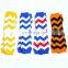 Baby zig-zag leg warmers Kids Unisex Cotton leggings Boy Girl Crawling Knee pads