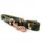 Eco-Friendly outdoor training military rose gold buckle polyester webing dog collar leash