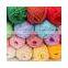 polyester clothes flat round cameroon t-shirt spaghetti macrame dyed recycle t shirt yarn to crochet