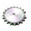 24A10T Blacken Treatment Harden Tooth C45 Steel Large Platewheels Roller Chain Sprocket