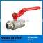 3 pieces bolt screwed brass ball valve