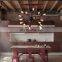 Vintage Large  Chandelier 18 Lights Lobby Hanging Stick Mid Century Chandeliers Exposed