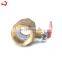 fully welded lockable steel or brass water mini ball valve