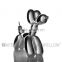 glisten balloon shape abstract chrome Doggie mannequins