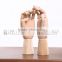 glove jewelry display flexible wood mannequin hand for sale