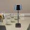 Table lamp manufacturer new design custom creative black square metal luxury hotel living room led dinner table lamp