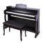 Black wooden shell  LED display 88 Key Electric  piano digital grand