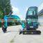 New Excavator Price 0.8 ton 1 ton 2 ton 3 Ton mini Excavator Digging Hydraulic Small Micro Digger Machine Prices for Sale