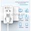 Ivory white German standard European standard conversion wall socket one-turn multi-purpose electrical wall switch socket panel