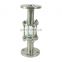 sanitary ss304 Pipeline Flange stainless steel Straight through Sight Glass indicator