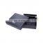 Gold foil black rigid gift box with lid rigid set up box jewelry luxury packaging with hot stamping & UV & Embossed