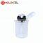 MT-8728 Drop-proof leak-proof plastic fiber optical 160ML 100ML 200ML  push down alcohol bottle