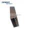 China factory price super quality  extruded anodizing  profile of aluminium dark bronze