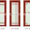 Soundproof Customized Casement Aluminum Door with Tempered Glass
