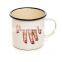 wholesale colorful printing classic personalized sublimation iron 12oz tin cup enamel
