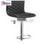 China Supplier Pu Seat Portable Luxury Barber Shop Chair Stool Of Chrome Base