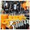 Hengwang HW75 Construction Machinery Parts Small Excavators Wheel Excavato With Attachments Rock Drill Auger