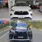 Car bodykit for Toyota h-ighlander 2021 2022 year facelift Lexus LX600 model with Front&Rear bumpers and grille