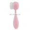 Professional Portable 2 in 1 Beauty Skin Care Silicone Facial Cleansing Brush Lady's Face Eye Beauty Makeup Party