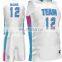 wholesale price custom design basketball uniform design printed basketball shorts jersey set uniform