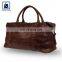 Panelled Pattern Type Made Multi Purpose Use Genuine Leather Duffel Bag at Minimum Price