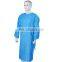 Disposable Non woven Breathable and Fluid Resistant Isolation Gown