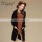 Women's Casual 100% Cashmere Cardigan Sweater Long Sleeve and Solid Pattern for Autumn Season OEM Service Available