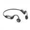 Reproductor MP3 de auricular abierto de conducción ósea con tarjeta SD de 8GB, auricular inalámbrico deportivo y a prueba de agua con Bluetooth 5.0