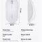 Office product colorful wireless Q18 mouse multifunction silent ergonomic mini 2.4ghz wireless mouse